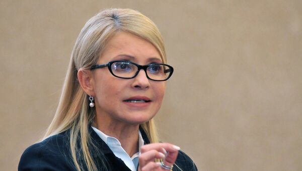 Пресс-конференция Юлии Тимошенко во Львове, архивное фото - Sputnik Литва