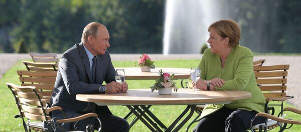 Рабочий визит президента РФ В. Путина в Германию - Sputnik Литва