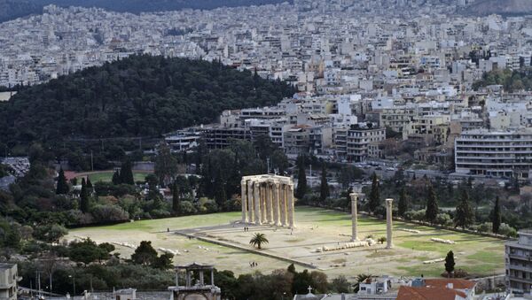 Вид на Афины с высоты Акрополя. - Sputnik Lietuva