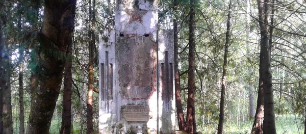 Памятник убитым жителям в деревне Вашукенай - Sputnik Литва