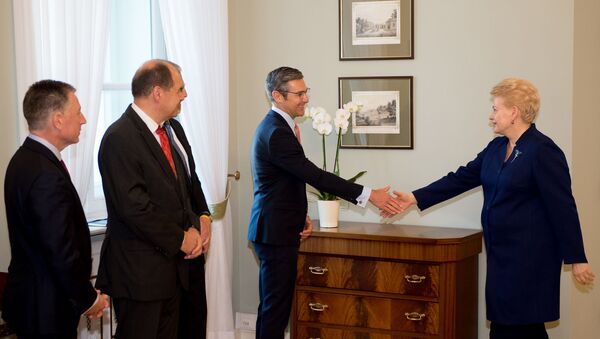 Prezidentė susitiko su tarptautinės konferencijos Europos ir Transatlantinio atsparumo atkūrimasdalyviais - Sputnik Lietuva