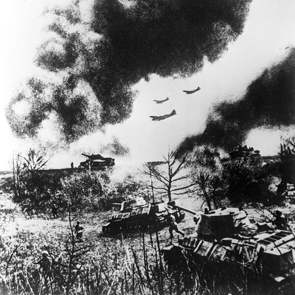 Наступление войск Степного фронта. Курская дуга. 31 июля 1943 - Sputnik Литва