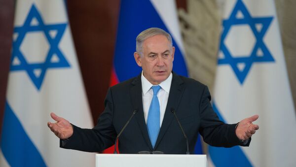Премьер-министр Израиля Б. Нетаньяху - Sputnik Литва