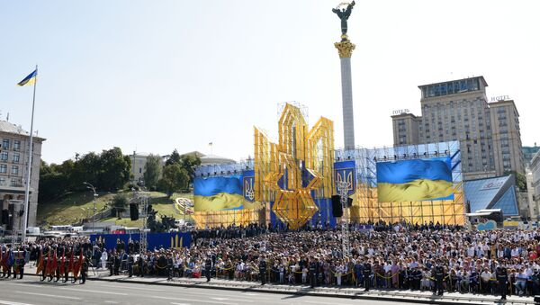 Военный парад в Киеве ко Дню независимости Украины - Sputnik Lietuva