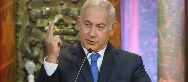 Премьер-министр Израиля Биньямин Нетаньяху во время визита в Литву 26 августа 2018 года Премьер-министр Израиля Биньямин Нетаньяху во время визита в Литву 26 августа 2018 года - Sputnik Литва
