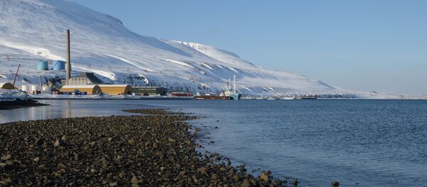 Административный центр архипелага Шпицберген город Лонгйирбюен на берегу Гренландского моря, архивное фото - Sputnik Литва