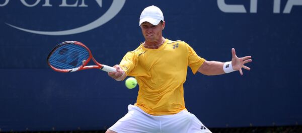 Лучший литовский теннисист Ричардас Беранкис, архивное фото - Sputnik Литва