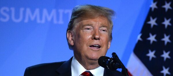 Президент США Дональд Трамп - Sputnik Литва