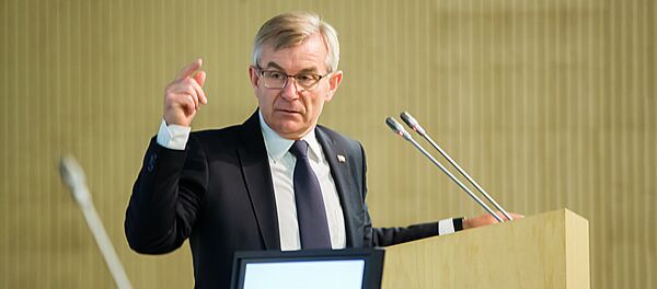 Спикер Сейма Литвы Викторас Пранцкетис, архивное фото - Sputnik Литва