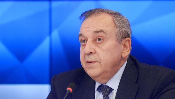 Krymo vyriausybės vicepremjeras - nuolatinis respublikos atstovas prie Rusijos prezidento Georgijus Muradovas - Sputnik Lietuva