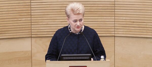 Президент Литвы Даля Грибаускайте - Sputnik Литва