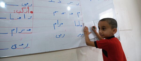 Лагерь беженцев в Дамаске - Sputnik Литва