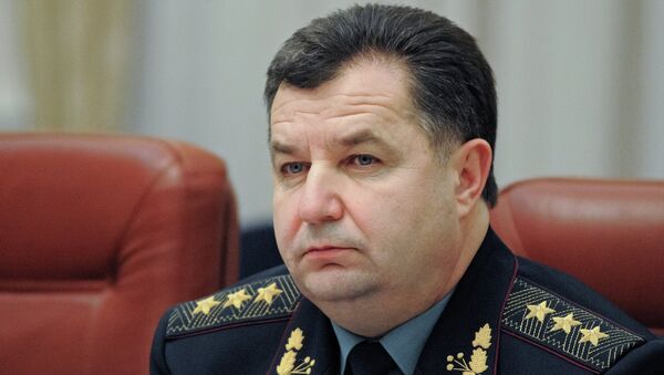 Министр обороны Украины Степан Полторак, архивное фото - Sputnik Lietuva