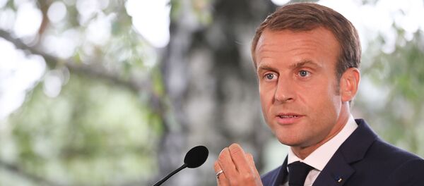 Президент Франции Эмманюэль Макрон, архивное фото - Sputnik Литва