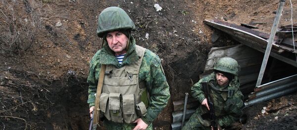 Ситуация на линии разграничения в ДНР Ситуация на линии разграничения в ДНР - Sputnik Lietuva