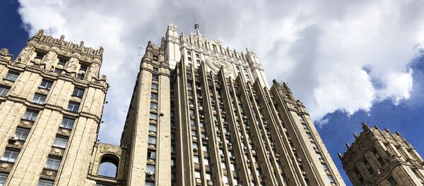 Здание министерства иностранных дел РФ на Смоленской-Сенной площади в Москве Здание министерства иностранных дел РФ на Смоленской-Сенной площади в Москве - Sputnik Литва