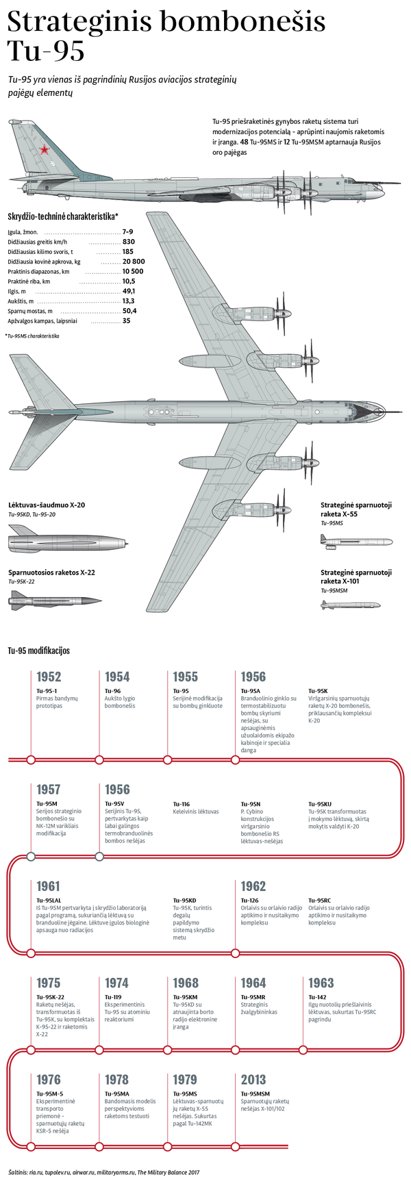 Strateginis bombonešis Tu-95 - Sputnik Lietuva