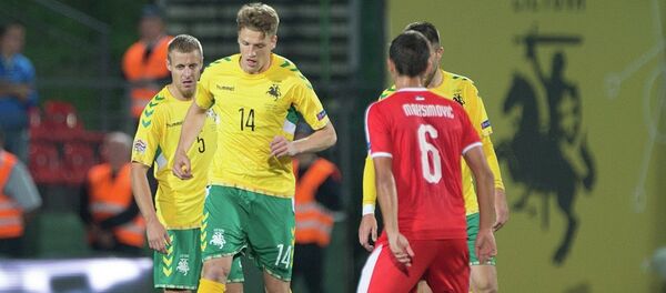 Игра сборных Литвы и Сербии по футболу, 7 сентября 2018 года - Sputnik Литва