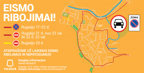 Popiežiaus vizito metu Vilniuje įvedami laikini eismo apribojimai Popiežiaus vizito metu Vilniuje įvedami laikini eismo apribojimai - Sputnik Lietuva