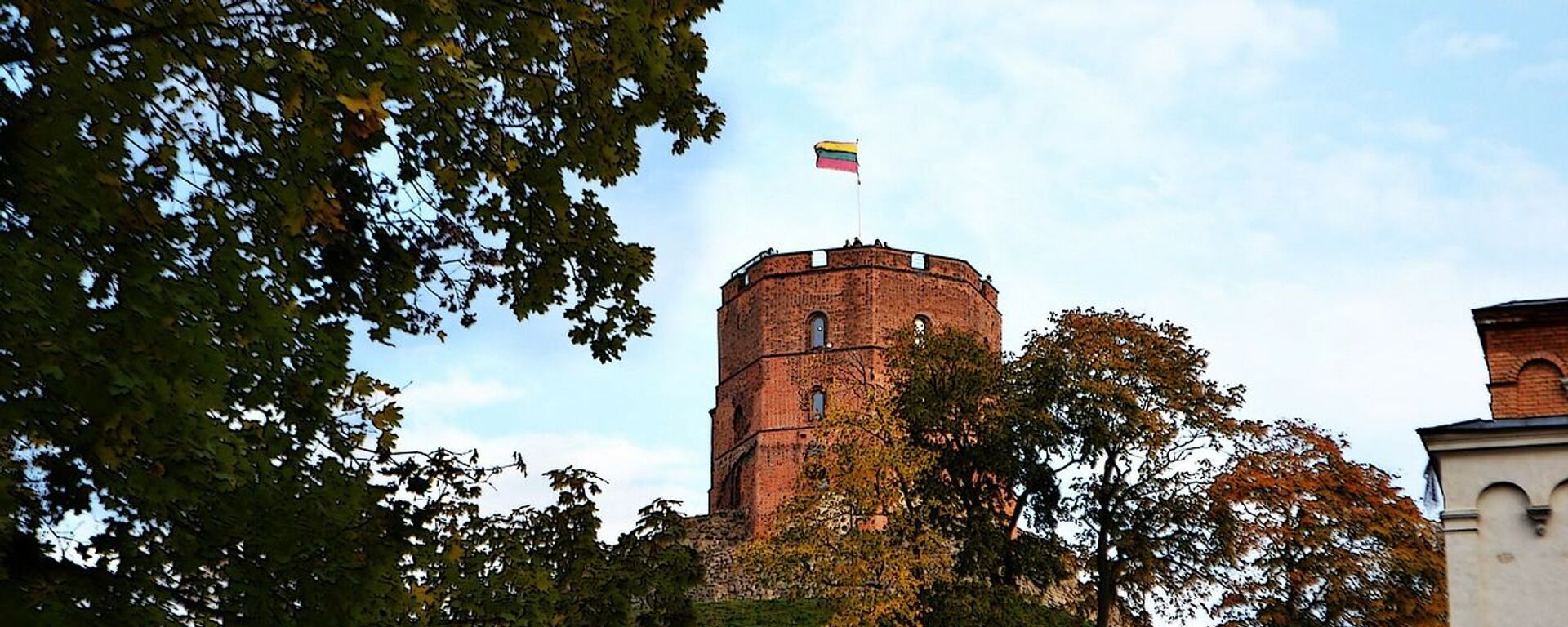 Гора и замок Гедиминаса, архивное фото - Sputnik Литва, 1920, 21.07.2021