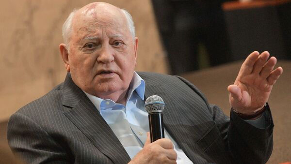 Buvęs TSRS prezidentas Michailas Gorbačiovas - Sputnik Lietuva