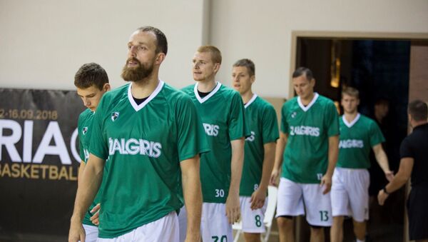 Баскетболисты из клуба Жальгирис, архивное фото - Sputnik Литва