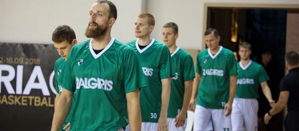 Баскетболисты из клуба Жальгирис, архивное фото - Sputnik Литва
