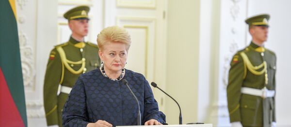 Президент Литвы Даля Грибаускайте, архивное фото - Sputnik Литва
