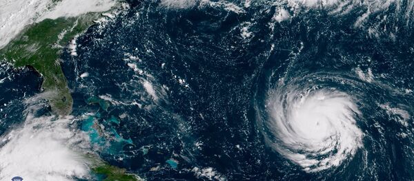 Ураган Флоренс, снимок из космоса - Sputnik Литва