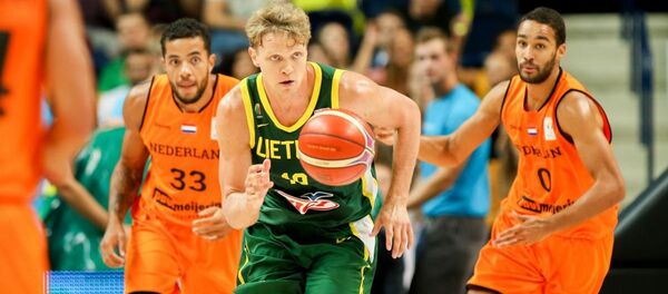 Игра сборной Литвы со сборной Нидерландов в рамках квалификационных игр ЧМ-2019 - Sputnik Литва