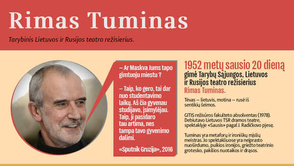 Rimas Tuminas - Sputnik Lietuva