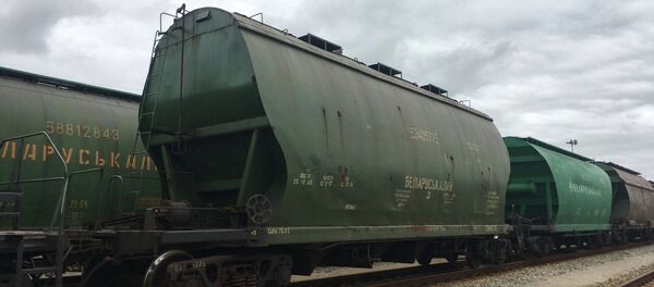 Baltarusijos traukinys Baltarusijos traukinys - Sputnik Lietuva