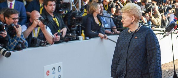 Президент Литвы Даля Грибаускайте, архивное фото - Sputnik Литва