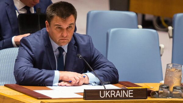 Министр иностранных дел Украины Павел Климкин, архивное фото - Sputnik Литва
