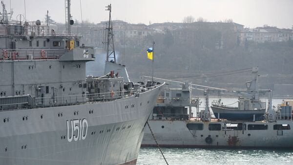 Ukrainos karinių jūrų pajėgų laivai - Sputnik Lietuva