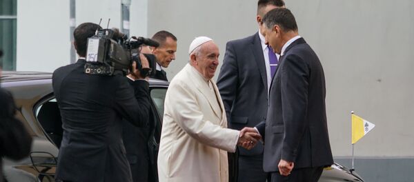 Визит Папы римского Франциска в Ригу Визит Папы римского Франциска в Ригу - Sputnik Литва
