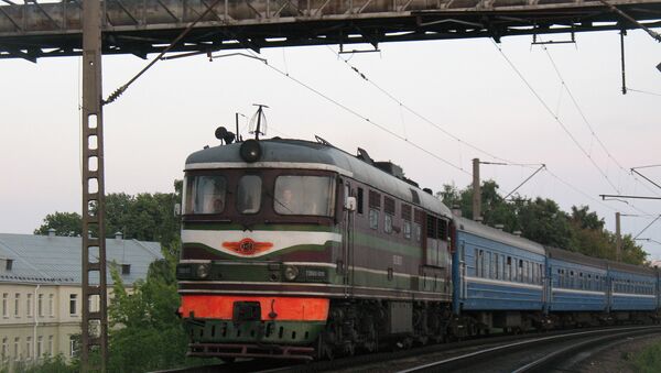 Поезд БЖД. Архивное фото - Sputnik Литва