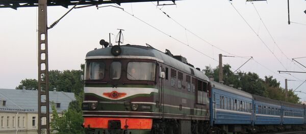 Поезд БЖД. Архивное фото Поезд БЖД. Архивное фото - Sputnik Литва