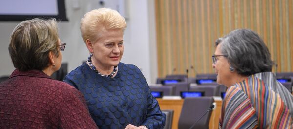 Президент Даля Грибаускайте возглавила мероприятие высокого уровня женщин – мировых лидеров в рамках Генеральной Ассамблеи ООН - Sputnik Литва