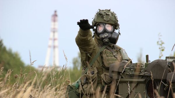 Oro gynybos bataliono kariai treniruojasi vykdyti Ignalinos atominės elektrinės gynybą - Sputnik Lietuva