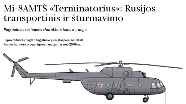 Mi-8AMTŠ Terminatorius - Sputnik Lietuva