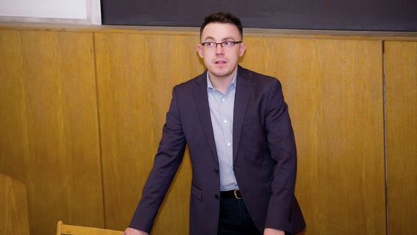 Ukrainos rašytojas, žurnalistas ir politinės laidos vedėjas Ostapas Drozdovas - Sputnik Lietuva