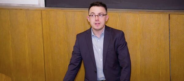 Ukrainos rašytojas, žurnalistas ir politinės laidos vedėjas Ostapas Drozdovas - Sputnik Lietuva