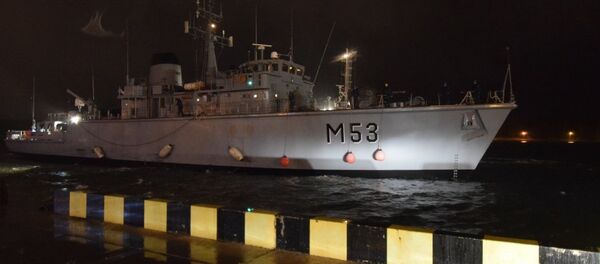 Операция по спасению парома Regina Seaways в Балтийском море, 2 октября 2018 года - Sputnik Lietuva