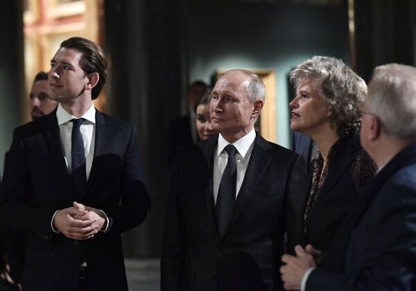 Австрия и ЕС хотят сотрудничать с Россией: Путин и Курц провели переговоры - Sputnik Литва