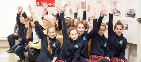 Литовские школьники Литовские школьники - Sputnik Литва