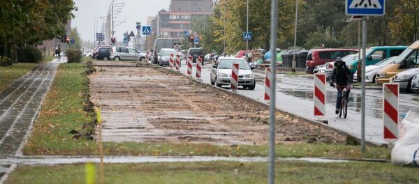 Automobilių stovėjimo vietų statyba Vilniuje, Pilaitės rajone Automobilių stovėjimo vietų statyba Vilniuje, Pilaitės rajone - Sputnik Lietuva
