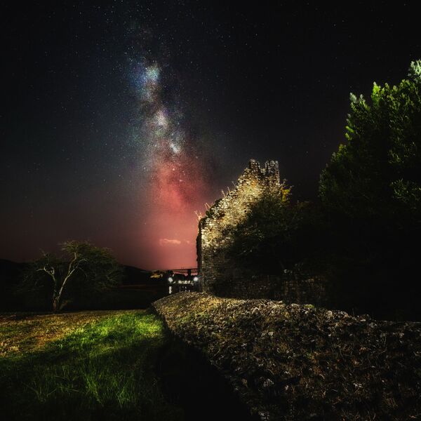 Млечный Путь на ночном небе, Испания - Sputnik Литва