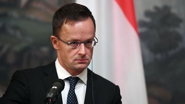 Vengrijos užsienio reikalų ministras Peteris Szijjarto - Sputnik Lietuva