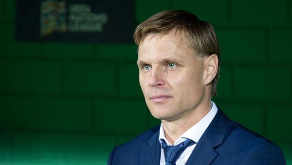 Тренер сборной Литвы по футболу Эдгарас Янкаускас - Sputnik Lietuva